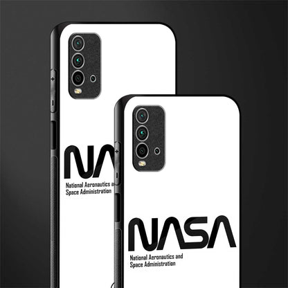 nasa white glass case for redmi 9 power image-2