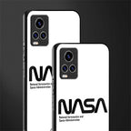 nasa white glass case for vivo v20 pro image-2