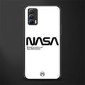 nasa white glass case for realme x7 image