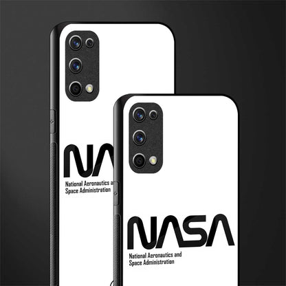 nasa white glass case for realme x7 pro image-2