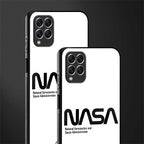 nasa white glass case for samsung galaxy f62 image-2