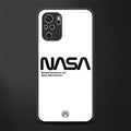 nasa white glass case for redmi note 10s image