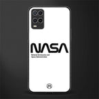 nasa white glass case for oppo a54 image
