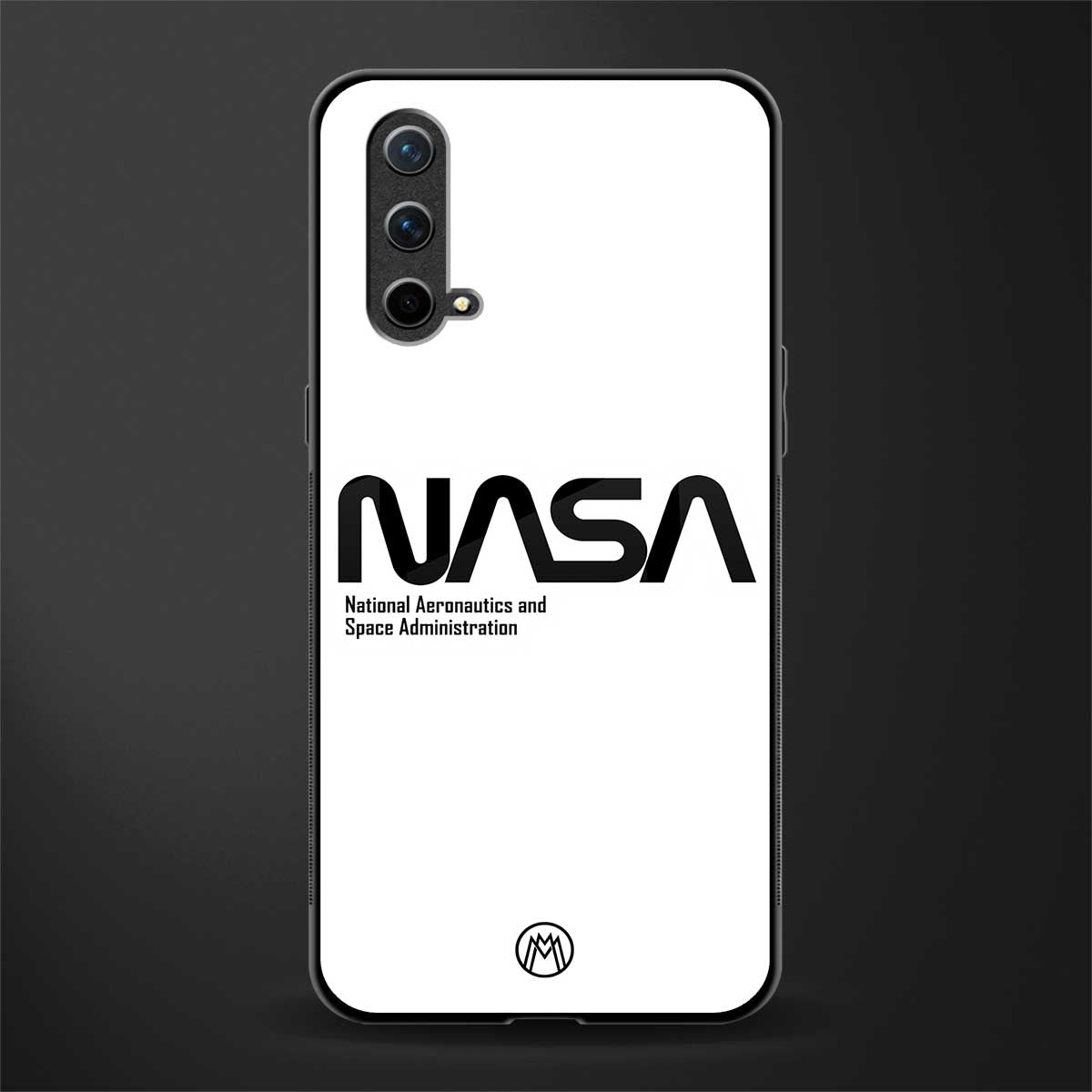 nasa white glass case for oneplus nord ce 5g image