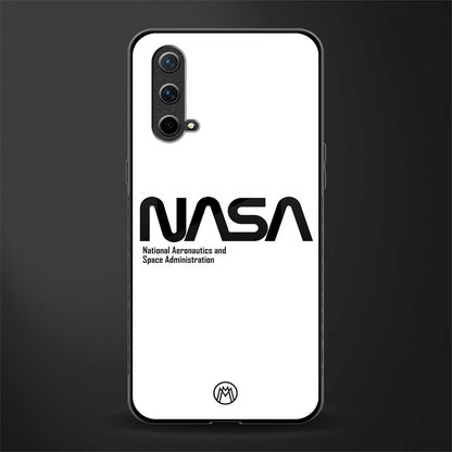 nasa white glass case for oneplus nord ce 5g image