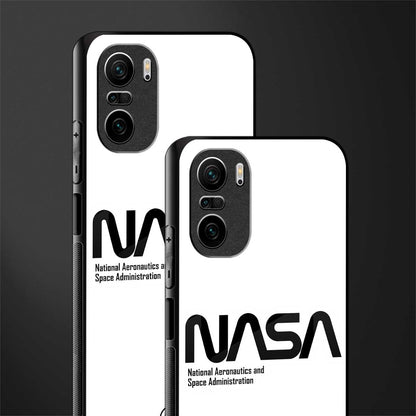 nasa white glass case for mi 11x 5g image-2