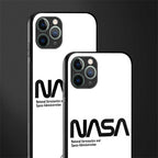 nasa white glass case for iphone 11 pro max image-2