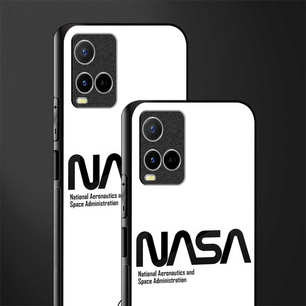 nasa white glass case for vivo y21t image-2