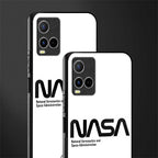 nasa white glass case for vivo y21s image-2