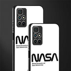 nasa white glass case for redmi 10 prime image-2