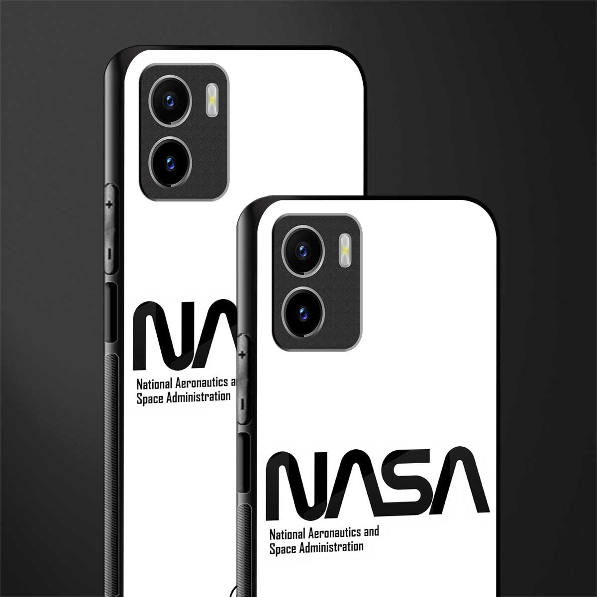 nasa white glass case for vivo y15s image-2