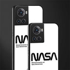 nasa white back phone cover | glass case for oneplus 10r 5g