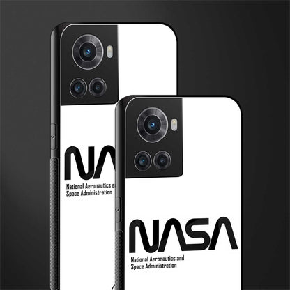 nasa white back phone cover | glass case for oneplus 10r 5g