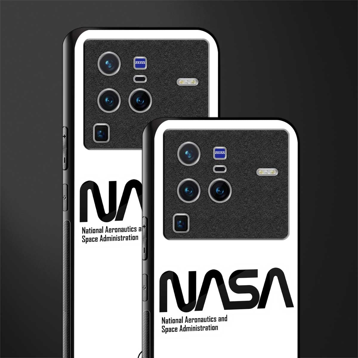 nasa white glass case for vivo x80 pro 5g image-2