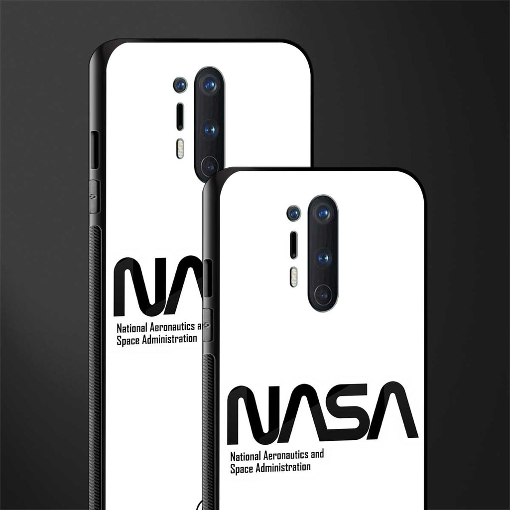 nasa white glass case for oneplus 8 pro image-2