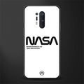 nasa white glass case for oneplus 8 pro image