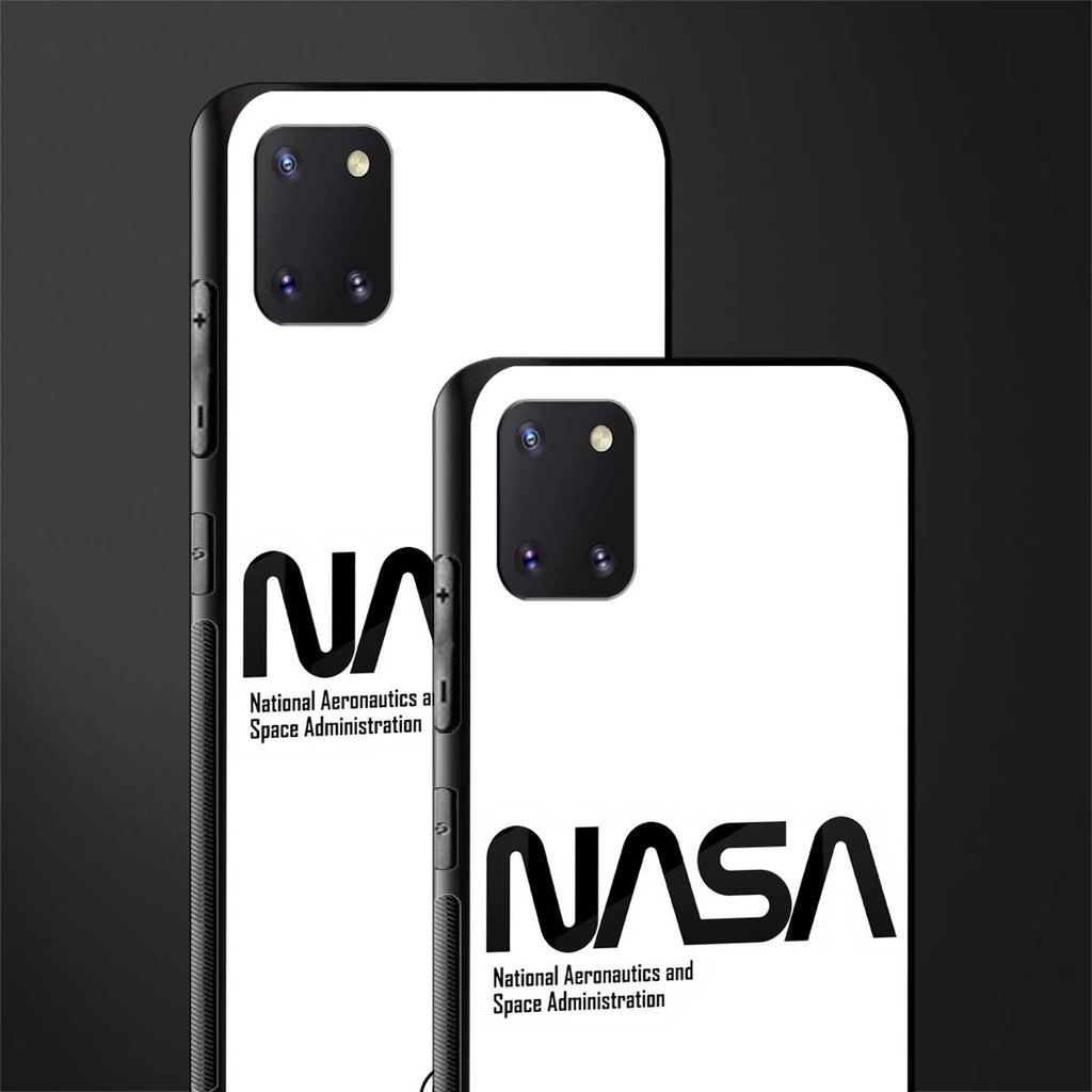 nasa white glass case for samsung galaxy note 10 lite image-2