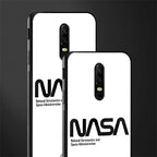 nasa white glass case for oneplus 6 image-2
