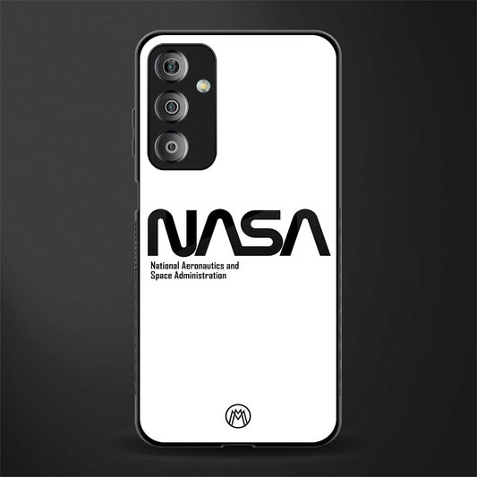 nasa white back phone cover | glass case for samsung galaxy f23 5g