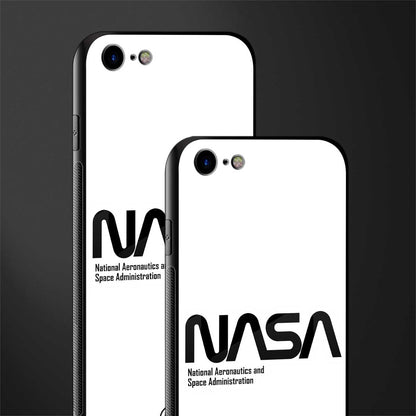 nasa white glass case for iphone 8 image-2