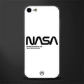 nasa white glass case for iphone 8 image