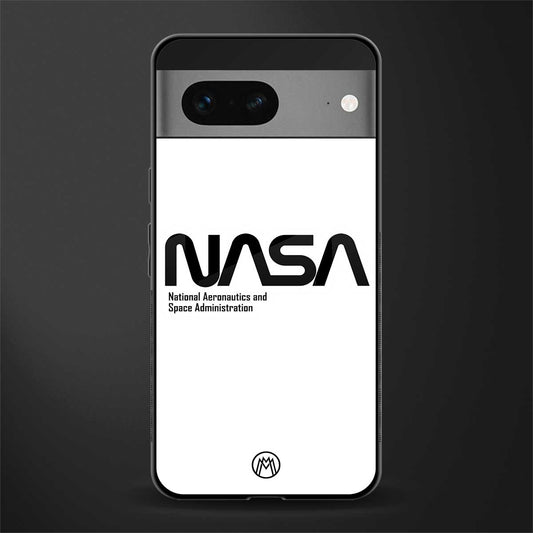 nasa white back phone cover | glass case for google pixel 7