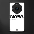 nasa white back phone cover | glass case for realme 11 pro 5g