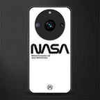 nasa white back phone cover | glass case for realme 11 pro 5g