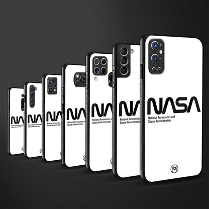 nasa white glass case for iphone xs max image-3