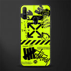 neon travis scott x anti social social club glass case for realme narzo 20a image