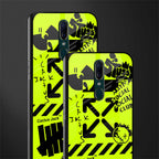 neon travis scott x anti social social club glass case for oppo f11 image-2