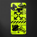 neon travis scott x anti social social club glass case for vivo u20 image
