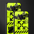 neon travis scott x anti social social club glass case for vivo s1 pro image-2