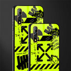 neon travis scott x anti social social club glass case for vivo s1 image-2