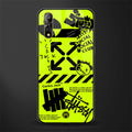 neon travis scott x anti social social club glass case for vivo s1 image