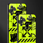 neon travis scott x anti social social club glass case for vivo v15 image-2
