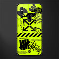 neon travis scott x anti social social club glass case for vivo v15 image