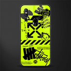 neon travis scott x anti social social club glass case for vivo v15 image