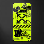 neon travis scott x anti social social club glass case for vivo v15 pro image