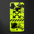 neon travis scott x anti social social club glass case for samsung galaxy m21 image