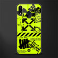 neon travis scott x anti social social club glass case for samsung galaxy m10s image