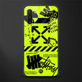neon travis scott x anti social social club glass case for samsung galaxy note 10 image