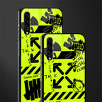 neon travis scott x anti social social club glass case for samsung galaxy a70s image-2