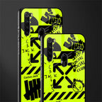 neon travis scott x anti social social club glass case for redmi note 8 image-2