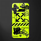 neon travis scott x anti social social club glass case for realme 6 pro image