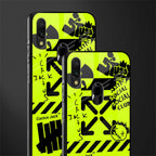 neon travis scott x anti social social club glass case for redmi note 7 pro image-2
