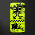 neon travis scott x anti social social club glass case for redmi k20 pro image
