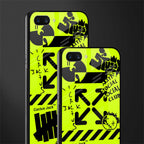 neon travis scott x anti social social club glass case for realme c1 image-2