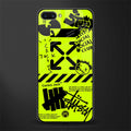 neon travis scott x anti social social club glass case for realme c1 image