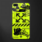 neon travis scott x anti social social club glass case for realme c1 image